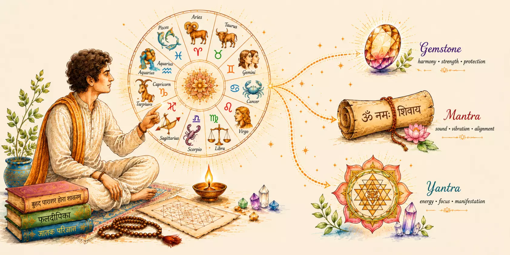 Vedic Remedy Quick-Matcher Illustration